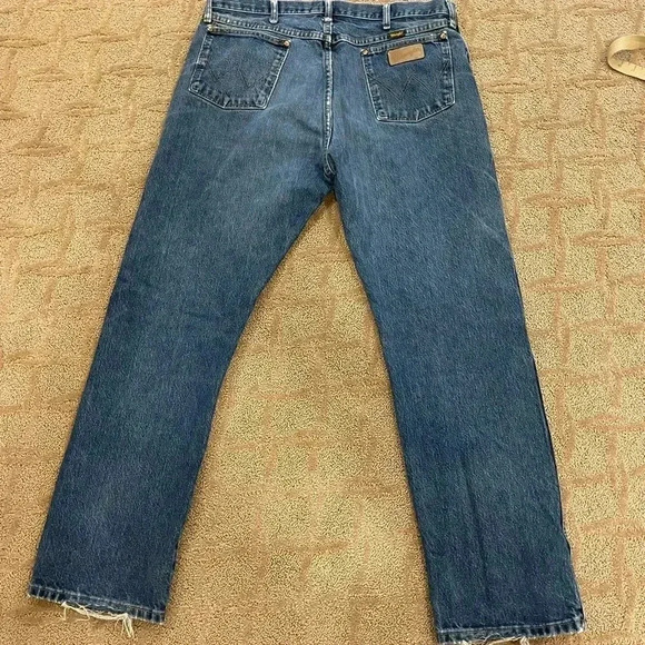 Vtg Wrangler Denim  Jeans 38x32 - Picture 3 of 10